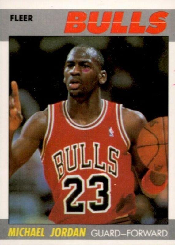 Michael Jordan 1987-88 Fleer #59